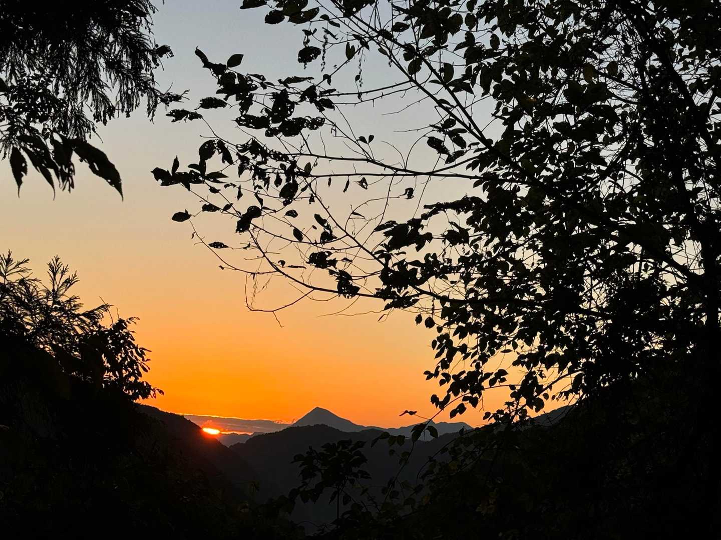 日の出🌅を見ながら登山
富士山⛰️も‼️
