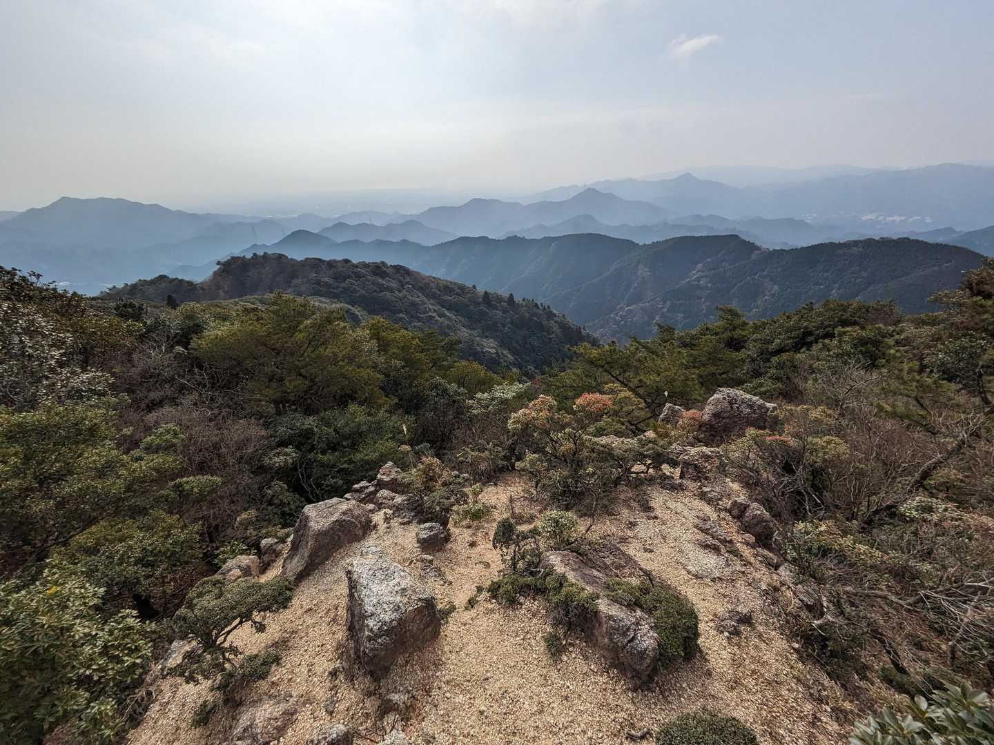 鈴鹿峠-高畑山-溝干山 往復コースの写真