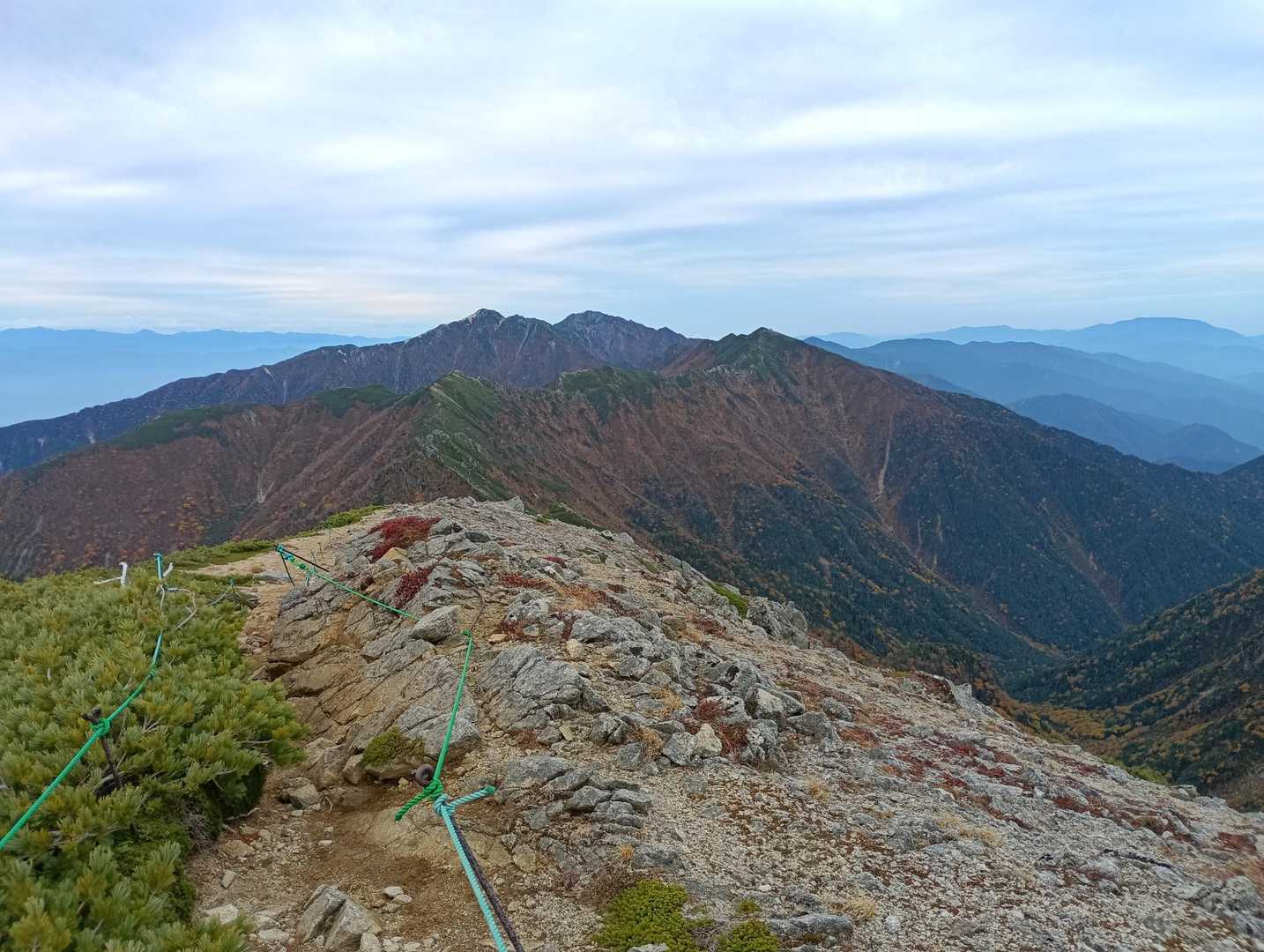 空木岳方向