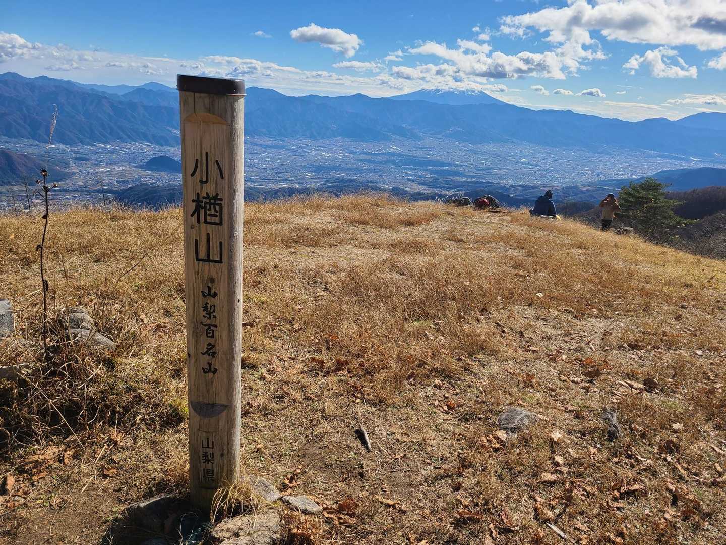 大沢ノ頭-小楢峠-小楢山 往復コースの写真
