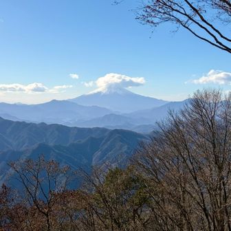 大沢山からの富士山🗻雲増