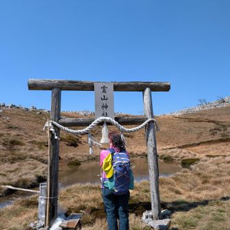 霊山神社
ここまで導いてくれてありがとう〜
そして無事下山出来ますように🙏