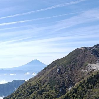 さ。No.1を見ながら観音岳へ。