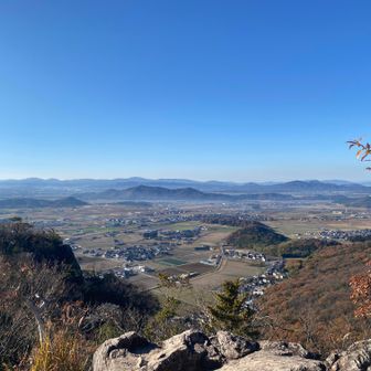 岩の上からの大展望👀