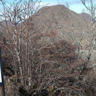 旭岳から次に登る榛名富士