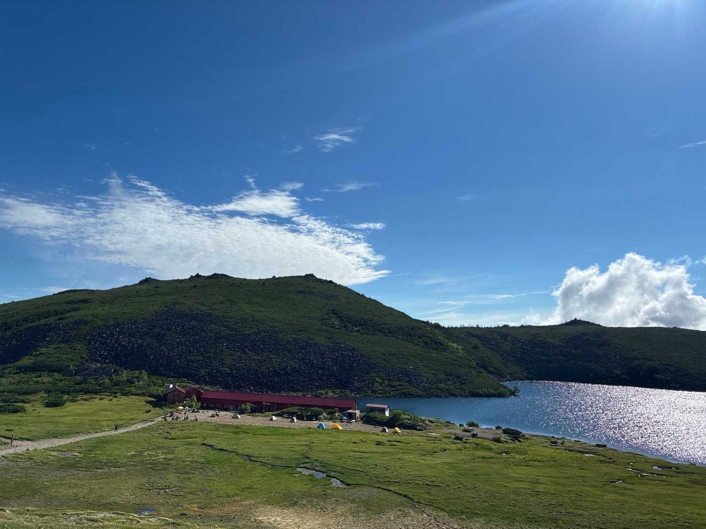 白馬岳-小蓮華山-船越の頭-乗鞍岳-天狗原-栂池登山道入口 縦走コースの写真