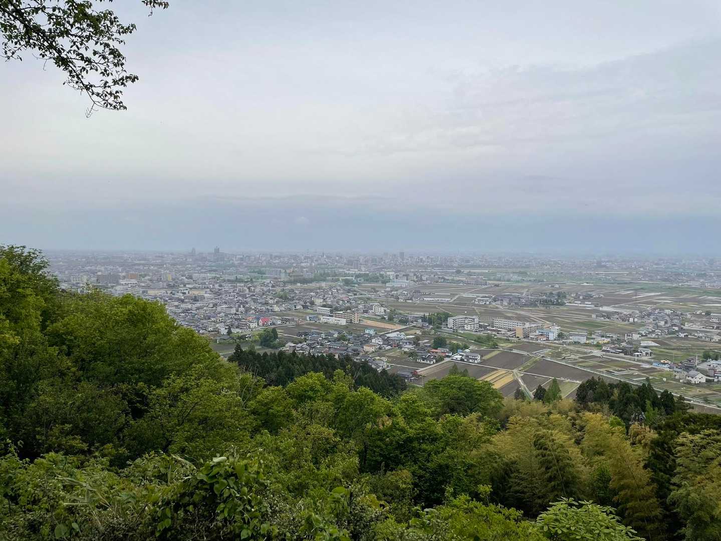 北アルプスは見えず・・・
