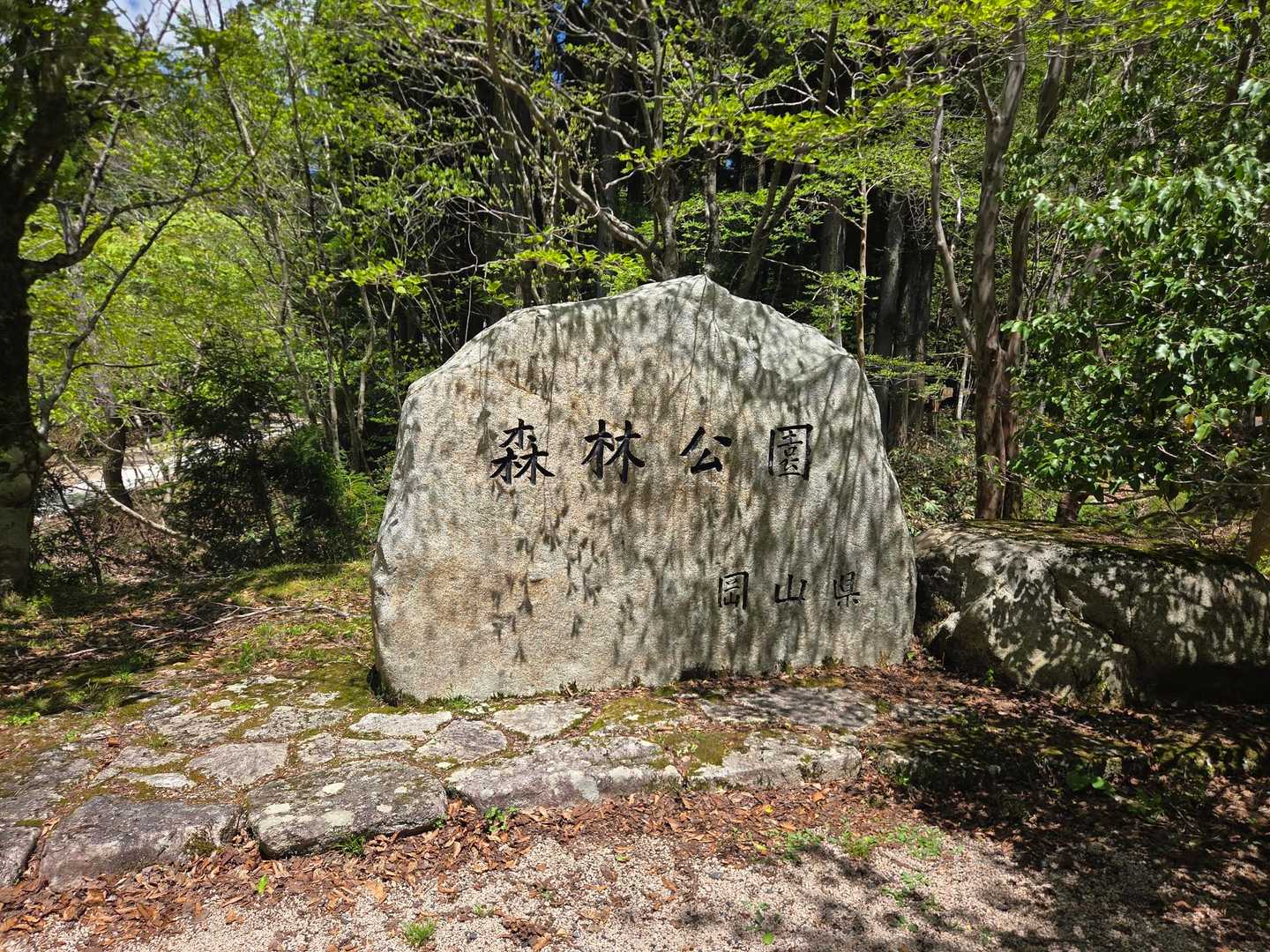 岡山森林公園の駐車場からスタート　🚙が沢山とまってました