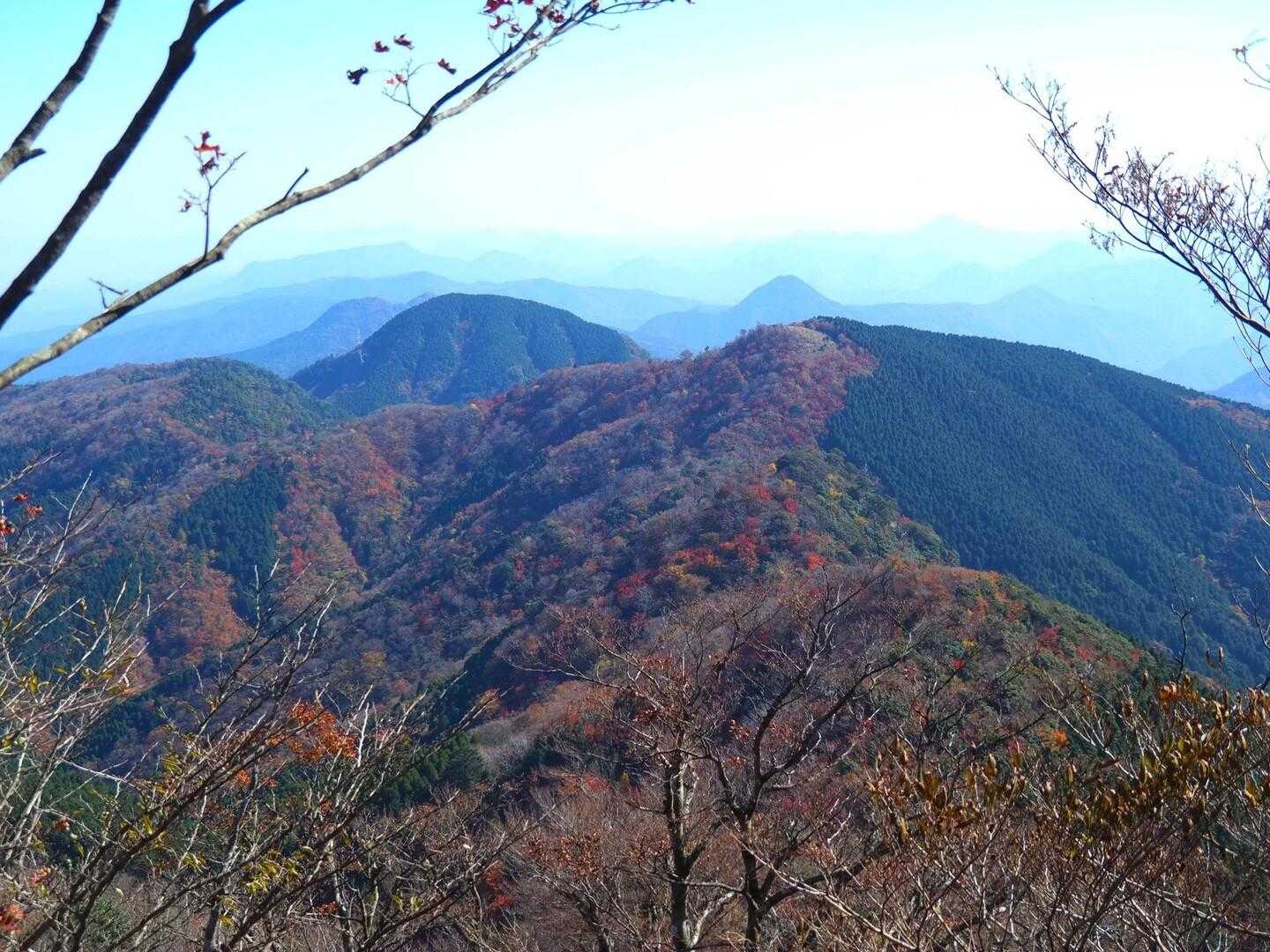 【九州自然歩道】5 野峠～大平山（地図：犬ヶ岳・求菩提山）の写真