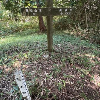 燕山頂上
三等三角点　地点名は燕山
