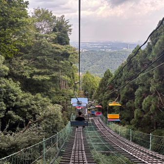 下山はリフトで楽チン