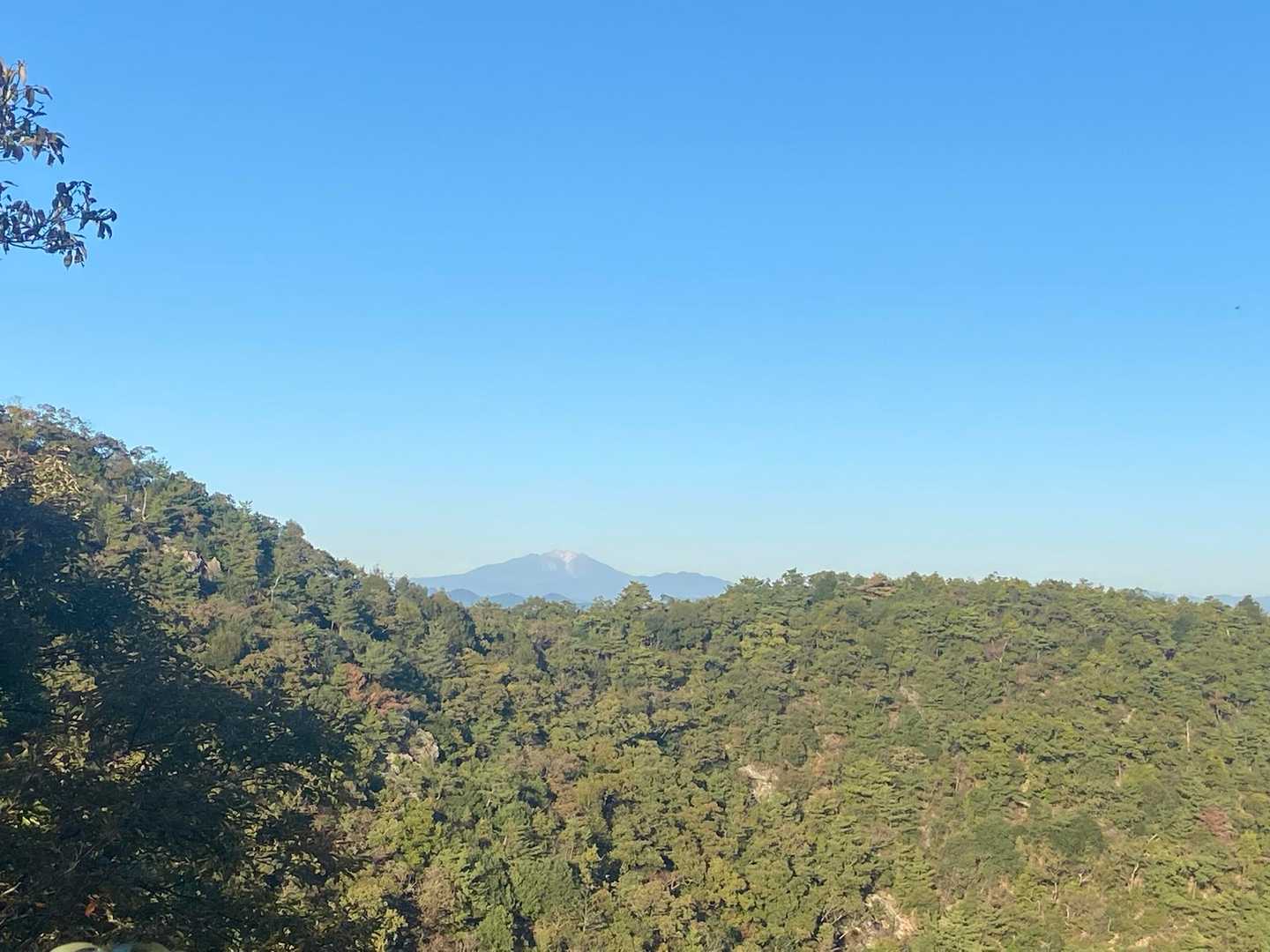 今日は御嶽山がくっきり