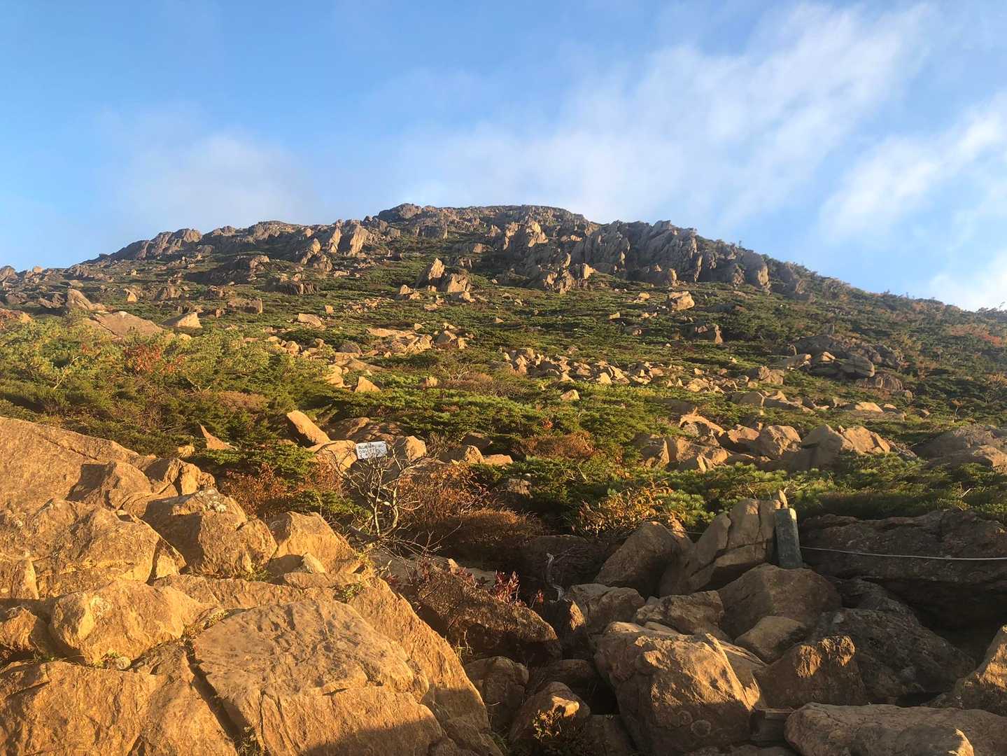早池峰山、岩だらけ