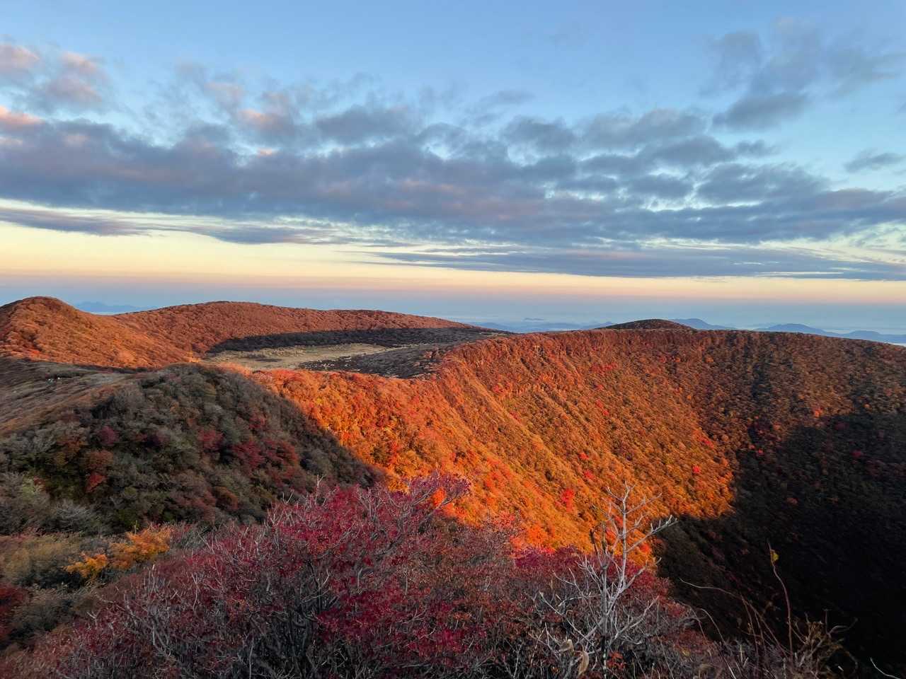 大船山 往復コースの写真