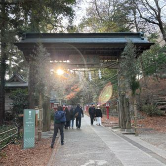 浄心門では神々しいお出迎え