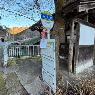 柏木野バス停に到着🙌
15:59のバスで武蔵五日市駅に戻りました