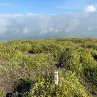 往生岳に到着！
でも左（西側）にもう一つピークが見えるので