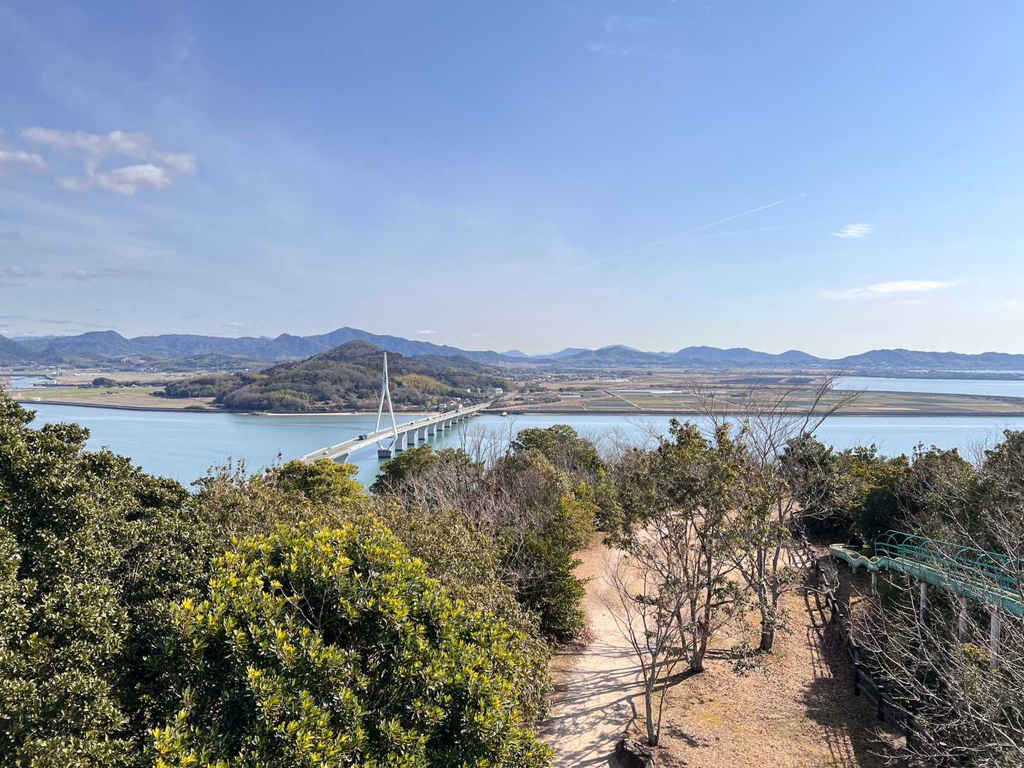 藤尾山滑り台から