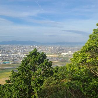 山頂の展望台