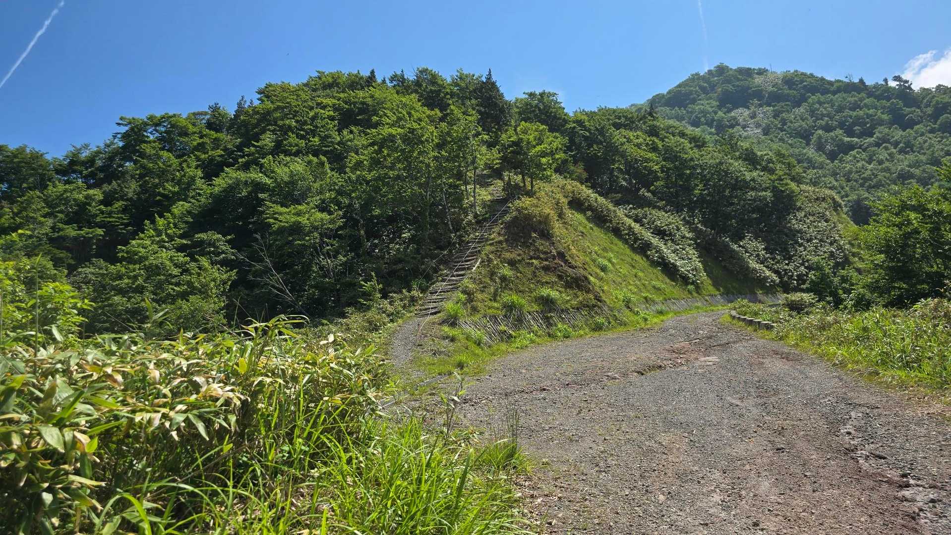 鷲ヶ岳 往復コースの写真