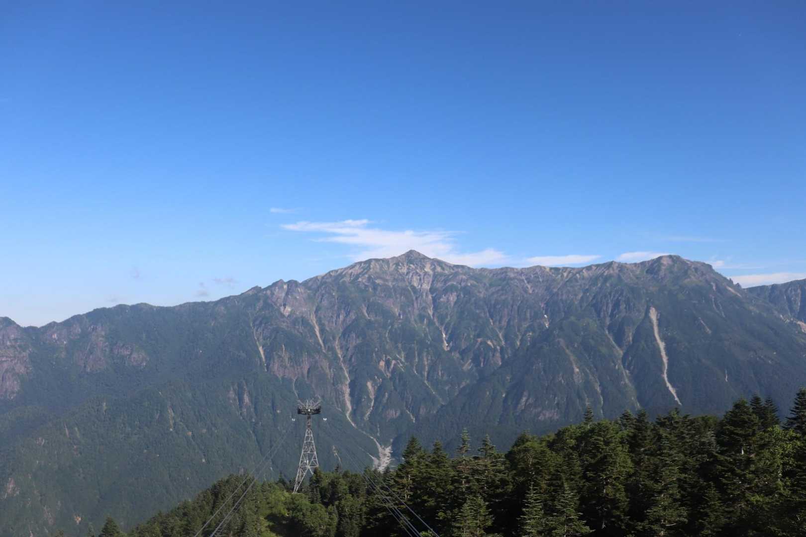 お天気は良かったから 展望台からは山々が綺麗に見えてました