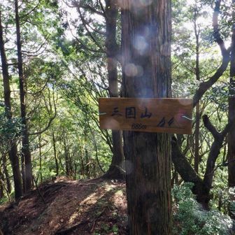 今年の6月に来た三国山到着 これで油日岳〜那須ヶ原山が繋がりました