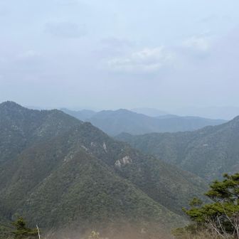 北方面の山並み、気持ちいい😀