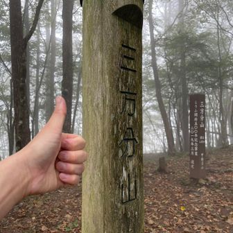 三方分山 登頂👍️