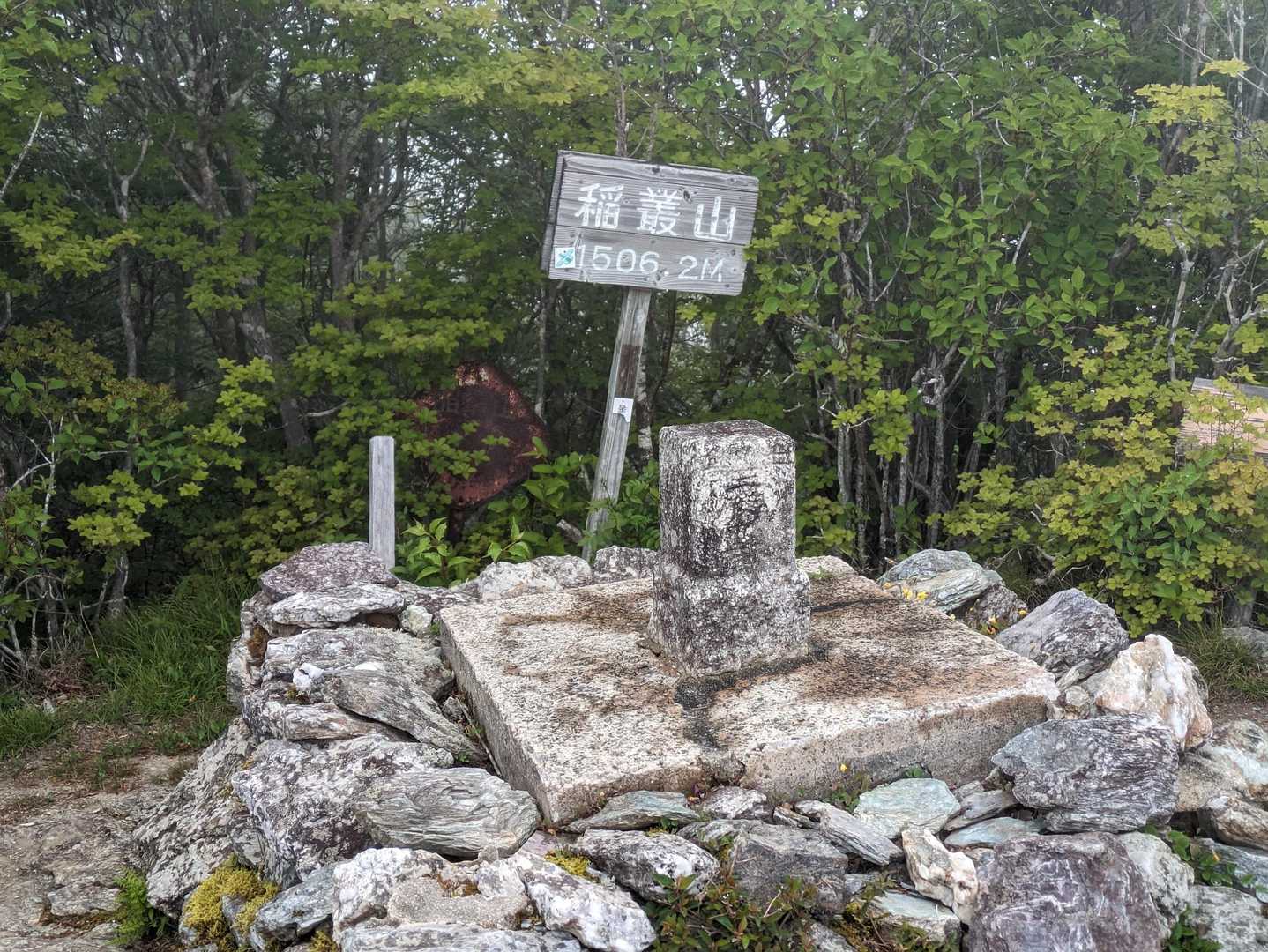 稲叢山 往復コースの写真