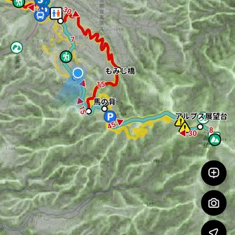 このあたりで駐車。