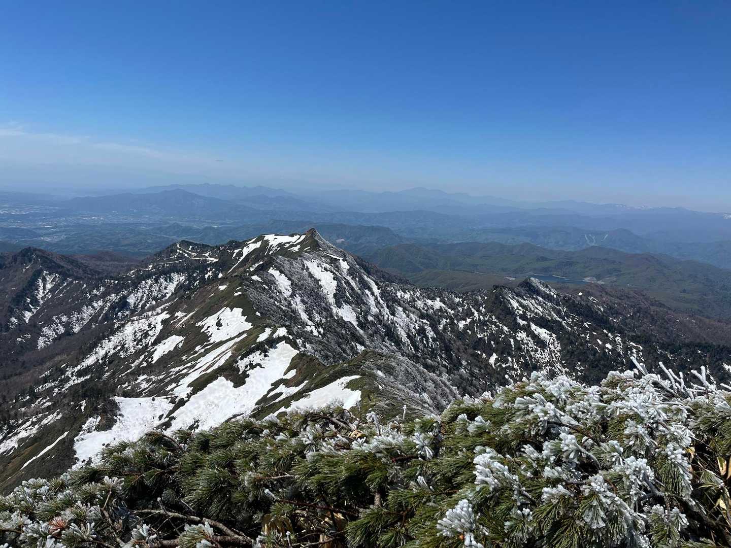 高手山-西峰-剣ヶ峰山-武尊山 往復コースの写真