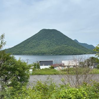 湖畔の🅿️に無事戻りました。