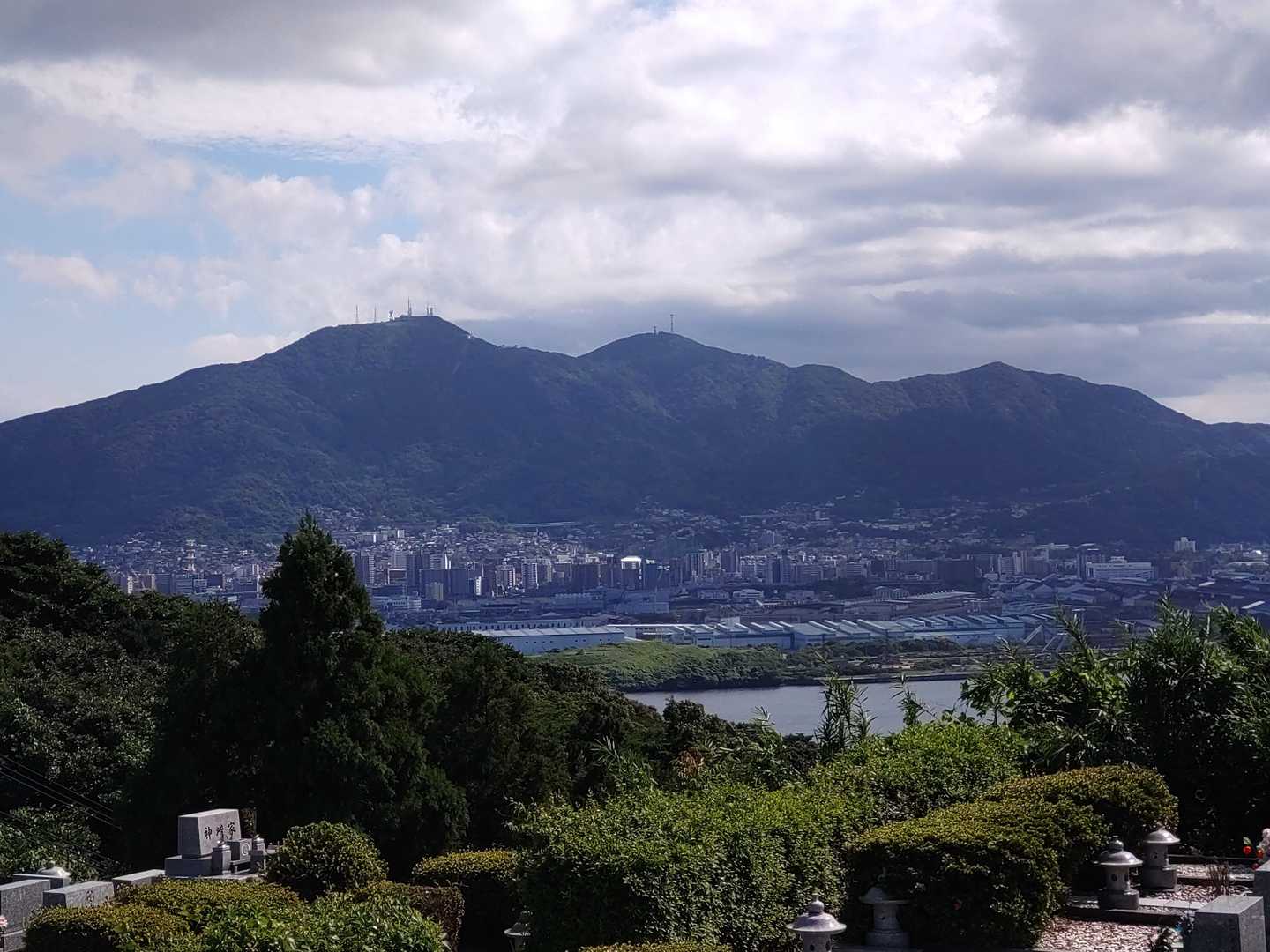 ３日前に登った皿倉山!