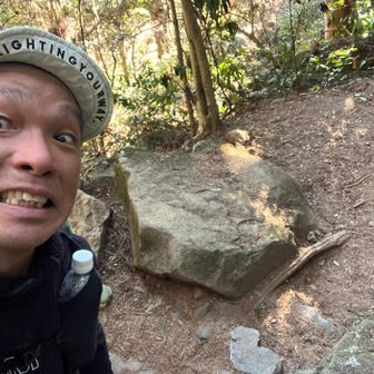 ハート石とKomu氏🫶