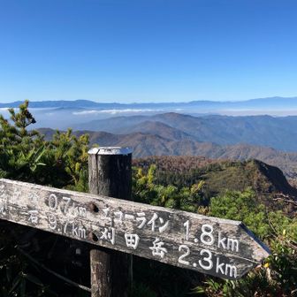 連峰もしっかり見えます