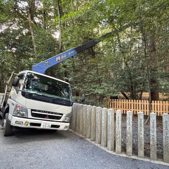 アウトリガーが倒れるのではないか…⚠️
作業を見ている方が怖すぎ🚧
心拍数が上がる⤴️🧑‍🏭