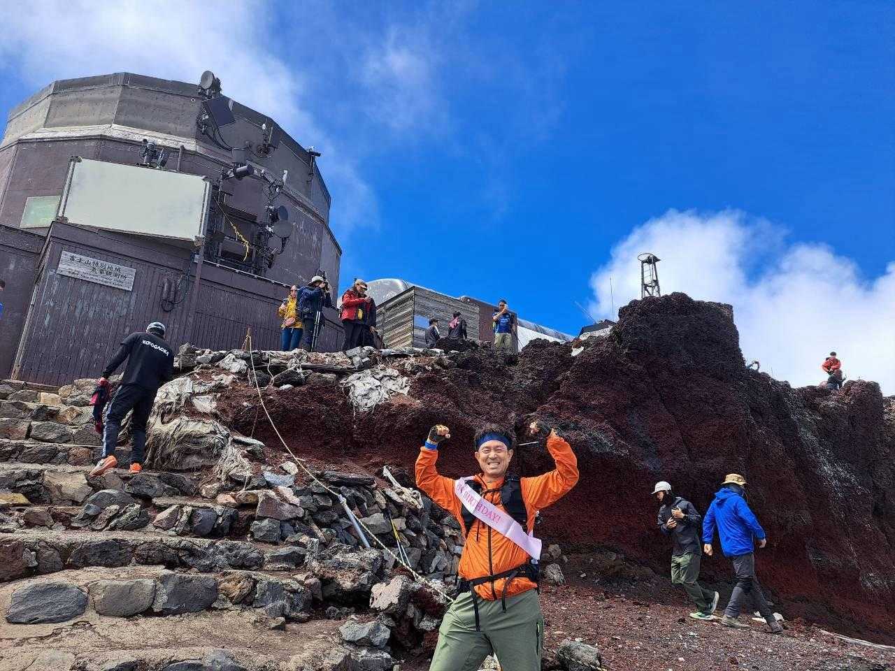富士山でHAPPY BIRTHDAY / トモセンの登山データ | YAMAP / ヤマップ