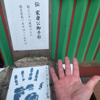 徳川家康の手形