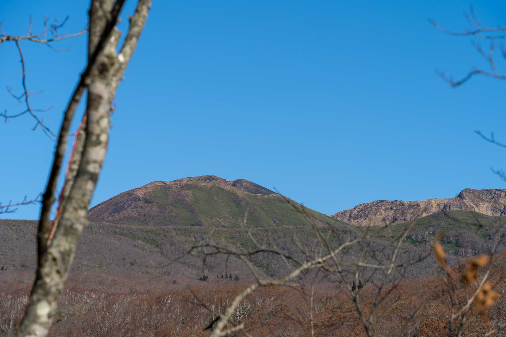 女岳が見えました。