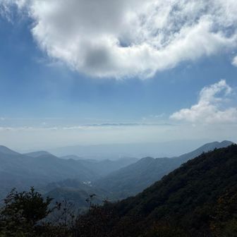 掃部ヶ岳山頂より⛰️