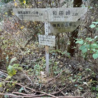 まずは和田峠へ