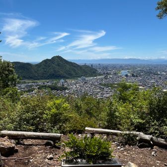 景色が見えるベンチあり！誰とも遭遇せず😅笑