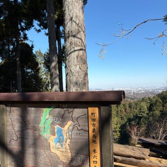 草戸山山頂から撮影。この後ろの神社にお詣りしました。