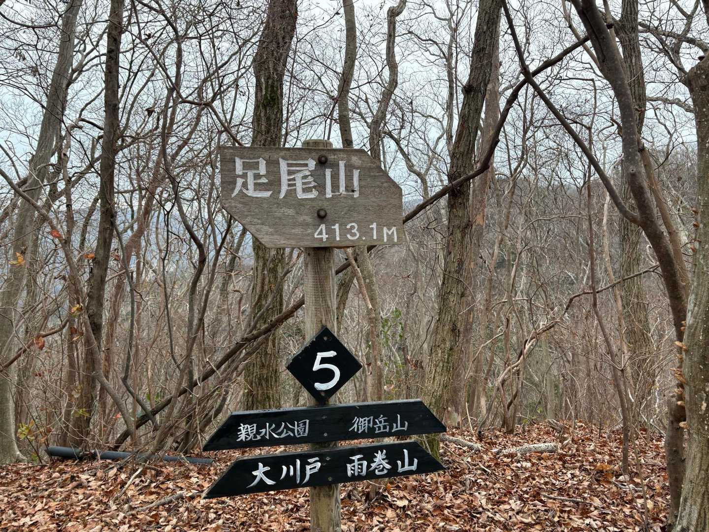 まずは足尾山