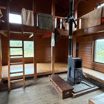 小屋、綺麗だなー