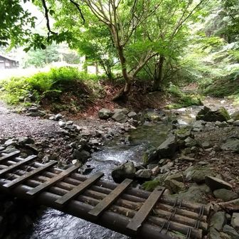 小下沢の景信山登山口
沢の音が気持ちいい🎶