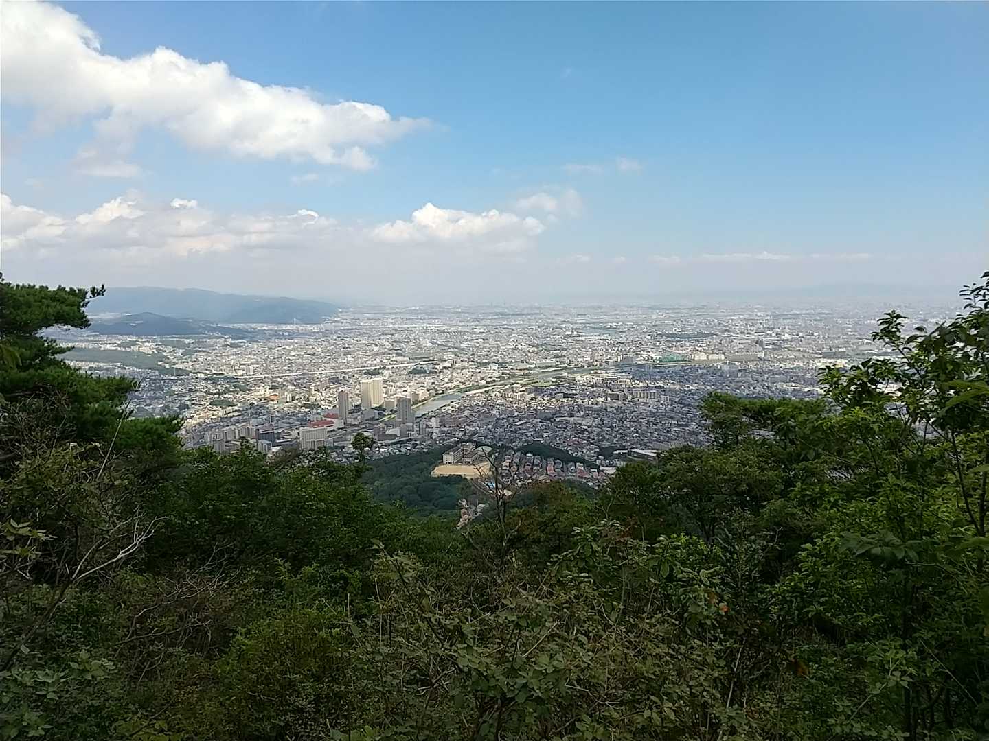 阪急反射板に移動しての眺望。