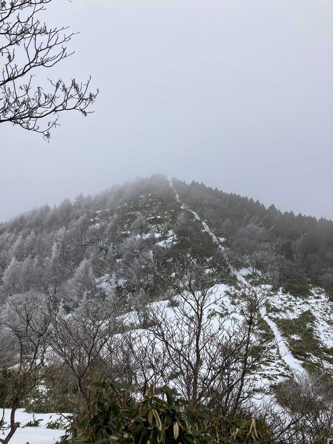 中央峰です
その向こうが泉山