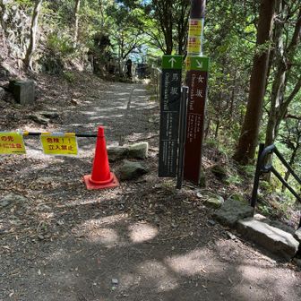 男坂立ち入り禁止⚠️