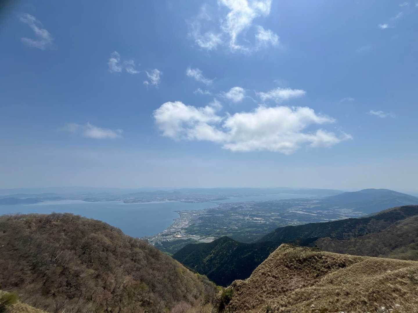 平バス停→権現山→小女郎ヶ池→蓬莱山→志賀駅　縦走コースの写真